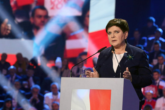 Convention inaugurating Polish President Andrzej Duda's election campaign in Warsaw