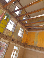 interior of an old house