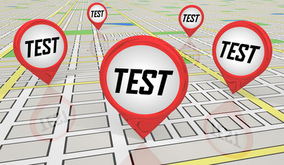 Test Location Spot Area Home Inspection Assessment 3d Animation
