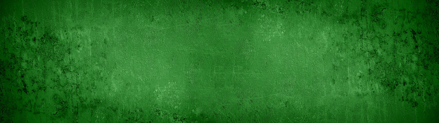 Green abstract stone concrete texture background panorama banner long
