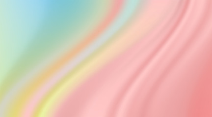 Obraz premium Soft and smooth colourful background for cosmetic ad, illustration vector.