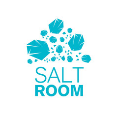 vector logo of the salt room, recreation room