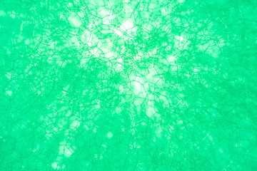 The texture of the foam