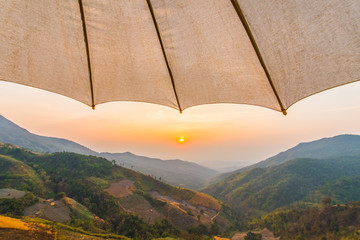 Sunset on the mountain.10