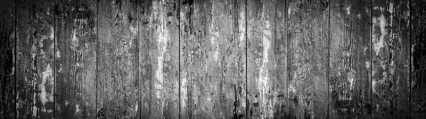 old black gray rustic dark wooden texture - wood background panorama long banner