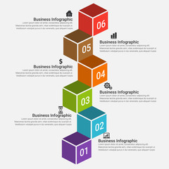 Template Timeline Infographic banner, diagram, web design, area chart