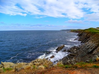 Fototapeta na wymiar North America, Canada, Province of Nova Scotia, Cape Breton, scenic cabot trail