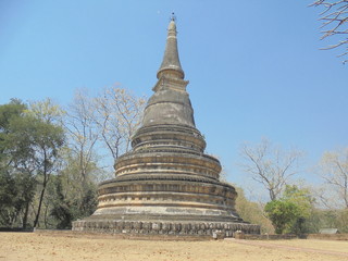 Large ancient pagoda