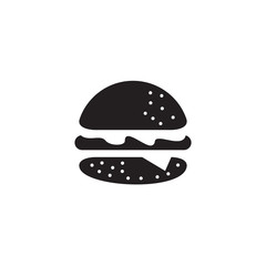 Burger restaurant logo design vector template