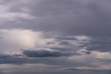 Fototapeta na wymiar Natural gloomy rain clouds background