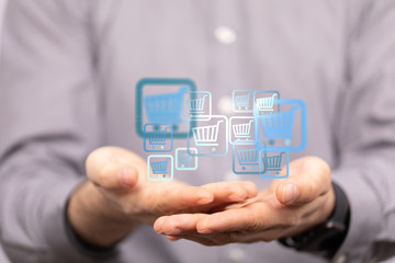 Shopping cart as part of the network in hand . The concept of Innovation in e-Commerce.