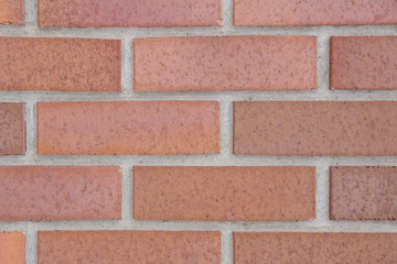 Detail of Red Brick Wall Texture.