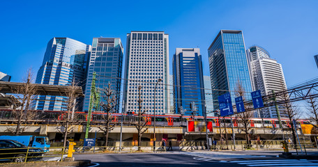 港区 品川 駅 新幹線 ビジネス街 高層ビル ~Shinagawa station skyscraper ~