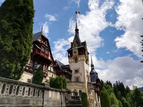 peles castle in sinaia romania