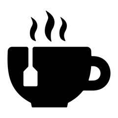 Coffee, Tea or Hot drink icon. Tea cup, coffee mug symbols. Break sign for creative website, app and logo design.