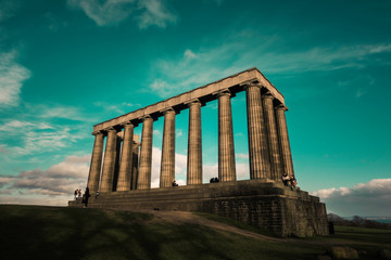 Carlton Hill in Edinburgh, Scotland