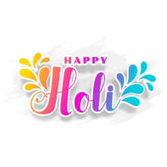 happy holi traditional indian festival wishes background