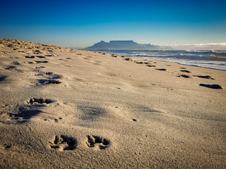 South African Sunset Sunrise sandy coast Cape Town South Africa