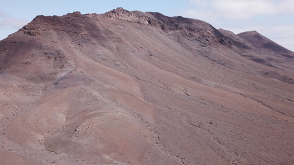 Fototapeta premium Natural landscape walking between mountains and cliffs