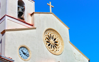 Fragment of Saint Matthew Church in Agerola