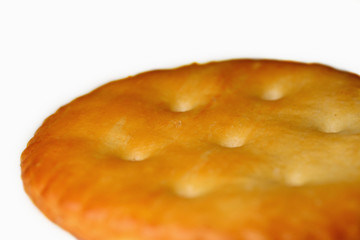 Closeup sweet delicious butter cookie.