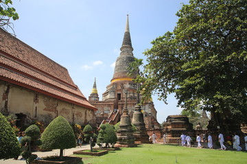 Wat yai chai mongkhon temple, Ayutthaya, Thailand