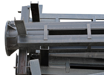 base of the support of the column of street lighting