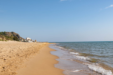 Strand in Sizilien