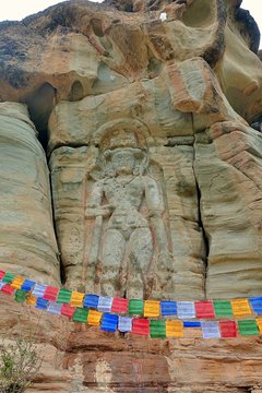 The Maitreya Buddha At Apati Village In Kargil District In India