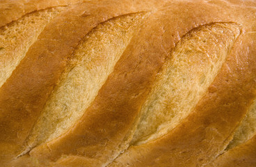 Bread close up. Texture of bread. Abstract food background.