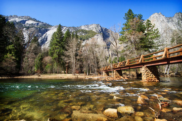 Merced River near Cook's Meadow Loop in Yosemite National Park