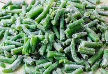 Frozen cut green beans - 323284334
