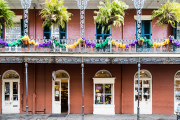 New Orleans Mardi Gras Streets