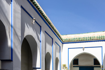 pałac Marrakesz czystość kolory łuki ściana © rpetryk