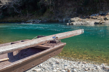 熊野古道　渡し場　富田坂から仏坂へ