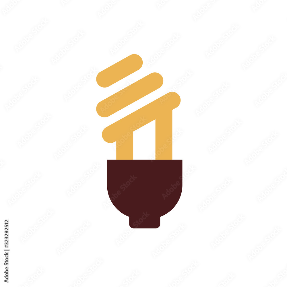 Canvas Prints ecology bulb light energy icon