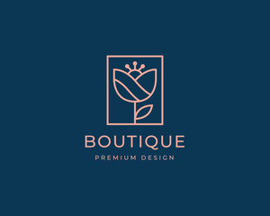 Fashion and Boutique vector logo template