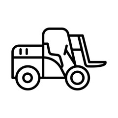 Fototapeta premium HEAVY EQUIPMENT icon design, flat style icon collection