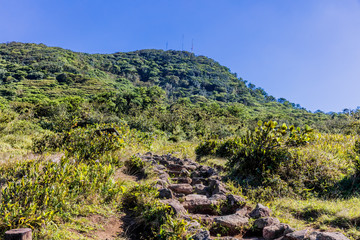 Fototapeta na wymiar trekking track Mombacho Volcano Granada Nicaragua