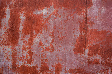 Rust on metallic surface. Rusted iron texture. Rusty metal background.
