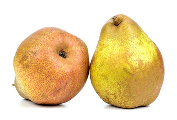 Ripe Pear On A White Background