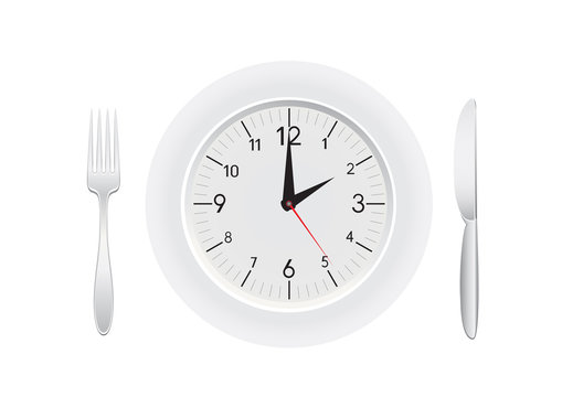 tablewares indicate time to dinner
