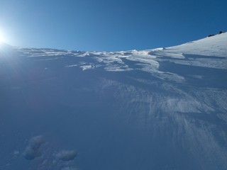 skitouring paradise silvretta mountains in austria
