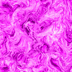 Bright magenta and white marble swirls modern background.