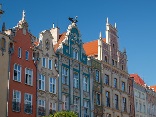 Fototapeta premium Architektur in Danzigs Altstadt, Polen