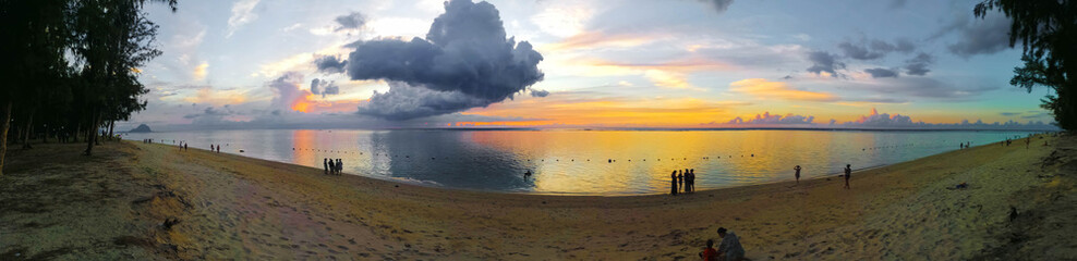 Sonnenaufgang in Mauritius