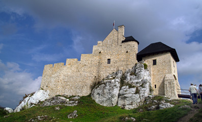 The royal Castle Bobolice, Poland