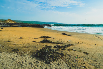 Scenic Fanore Beach in County Clare, Republic of Ireland