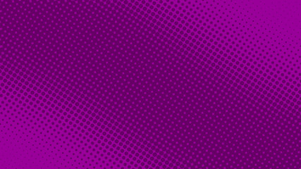 Violet and magenta pop art background in retro comic style with halftone polka dots design, vector illustration eps10 - obrazy, fototapety, plakaty