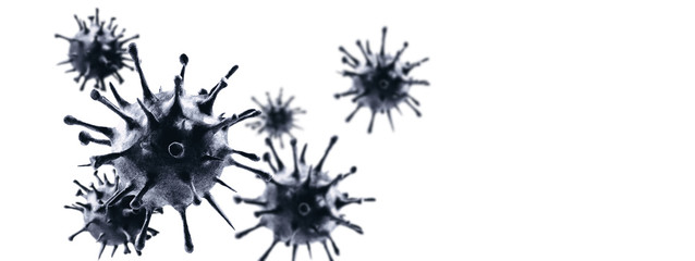 New coronavirus 2019-ncov. 3D illustration
